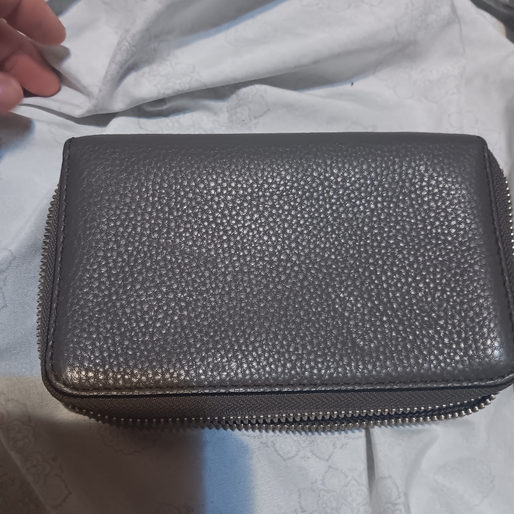 Marc by Marc Jacobs Charcoal Leather Wristlet - Picture 3 of 3
